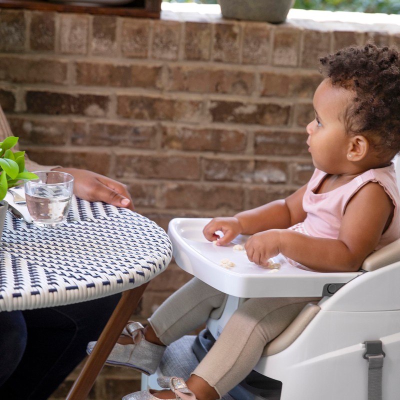Ingenuity Baby Base 2-in-1 Booster Feeding and Floor Seat with
