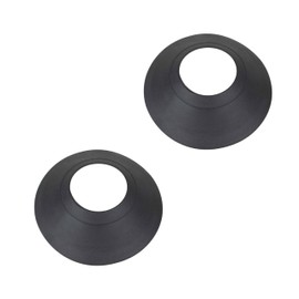 14137 No-Calk Roof Flashing,for 3"-4" Rain Collars Roof Flashing,Roof Vent Boot,Black (2Pcs)
