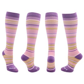 Nurse Yard Compression Socks for Nurses - Women & Men - 20-30mmHg Graduated Compression, Zero-Toe Compression, For Medical Staff, Nursing, Athletic Support Such As Running, Cycling, Hiking - 1 Pair