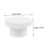 Ciieeo 4sets Bathtub Stoppers Round Drain Caps for Bathtubs Sink