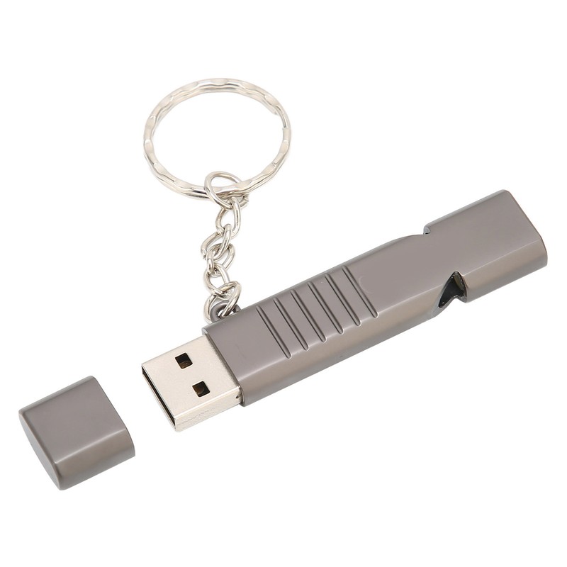 Whistle USB Flash Drives Aluminum Alloy Outdoor Waterproof USB Flash