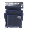 Samurai Black Small Canvas Waist Bag Blue 806020312