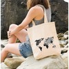 Autiga® Jute Bag World Map Watercolour World Map Cotton Bag