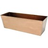 Oakestry Weather-Resistant Copper Window Box Planter Classic Rectangular Flower &