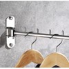 Votmores Foldable Wall Mounted Clothes Hanger Racks, Clothes Drying Rack