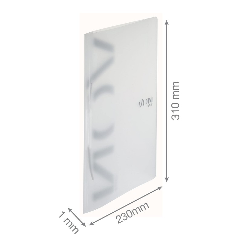 VON Leitz 46790001 Pack of 10 A4 File Folders, Polypropylene
