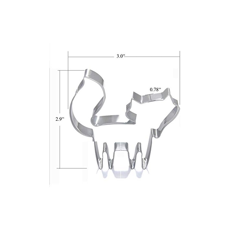 Fox Cookie Cutter - Food Grade Stainless Steel
