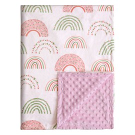 Soarwg Kids Baby Blankets Unisex Newborn, Super Soft Comfy Rainbow Blankets, for Toddler Baby Nursery Bed Blanket Stroller Crib Shower Gifts, 30 x 40 Inch