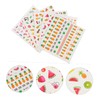 VILLFUL 10sheets Nail Stickers and Creative Scrapbook Stickers for DIY