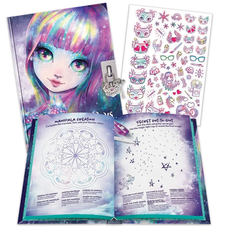 Nebulous Stars NS11104 Isadora's Secret Diary Craft, Colourful