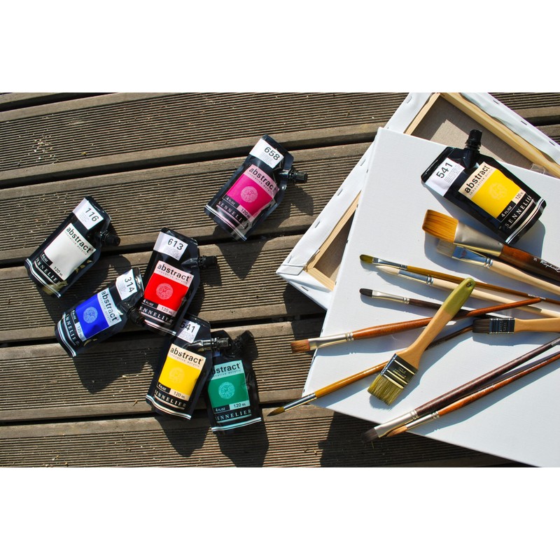 Sennelier Abstract Acrylic 120ml, Cadmium Yellow Med Hue