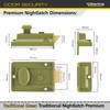 Sterling NLS401 6-Pin Premier Champagne Standard NightLatch