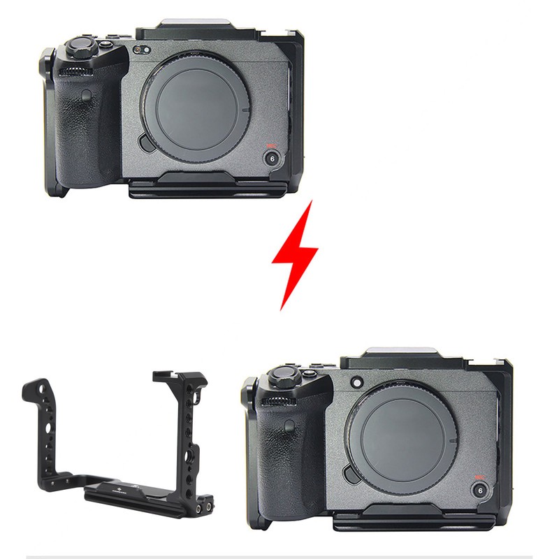 Camera Cage Accessorie Precise Opening Easy Installation Aluminum Alloy Camera