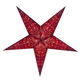GalaxyArts - Maharani (Red) - Paper Star Lantern