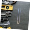 TOVINANNA Titanium Camping Tweezers Mini for Outdoor Keychain Tool Miniature