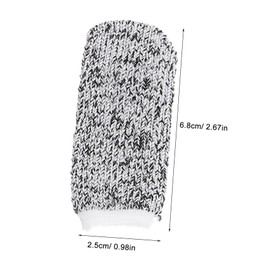 Ciieeo 60pcs Cut Resistant Finger Cots Finger Protectors for Kitchen DIY Gardening and Work Reusable Thumb Sleeve Guards for Safe Cutting and Crafting