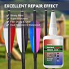 60gX 2 Instant Arrow Glue, Clear Fast-Curing Fletching Adhesive for
