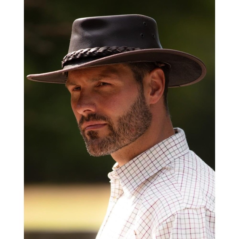 WALKER AND HAWKES - Premium Brown Full Grain Cowhide Leather