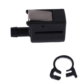 BOXOB 13563Q3 Quick Disconnect Fuel Connector, Double Seal Fuel Fitting Connector with Hose Clamp for Mariner 5-40HP Mercury 22-13563Q3 5/16in Fuels Line Connectors