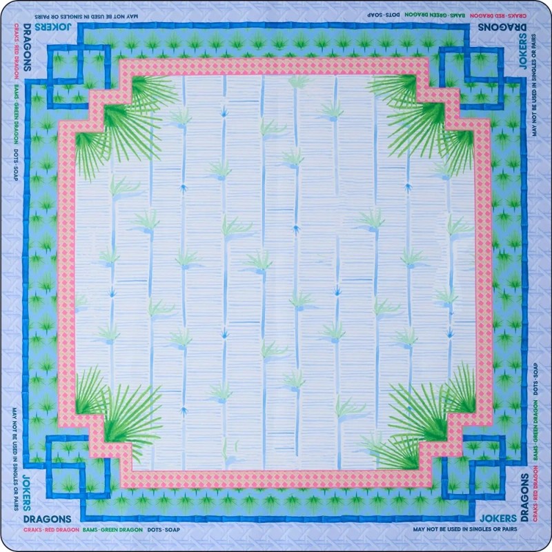 Customized Holiday Party Luxury Mahjong Mat American Mahjong Table Mat