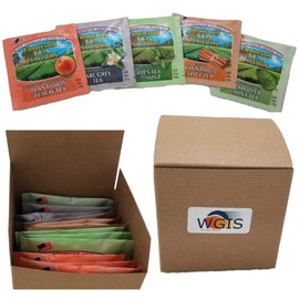 Tea Sampler Gift Set Featuring Charleston Tea Plantation Tea Bags - WGIS Gift Box Set #2 With Bonus Flavor Bag