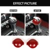 JeCar Carbon Fiber Interior Gear Shift Knob Trim Cover for