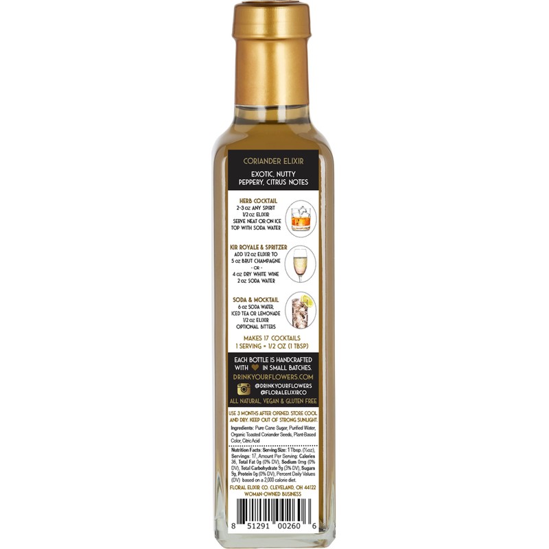 Floral Elixir Co. - All Natural HERB Syrup for Cocktails