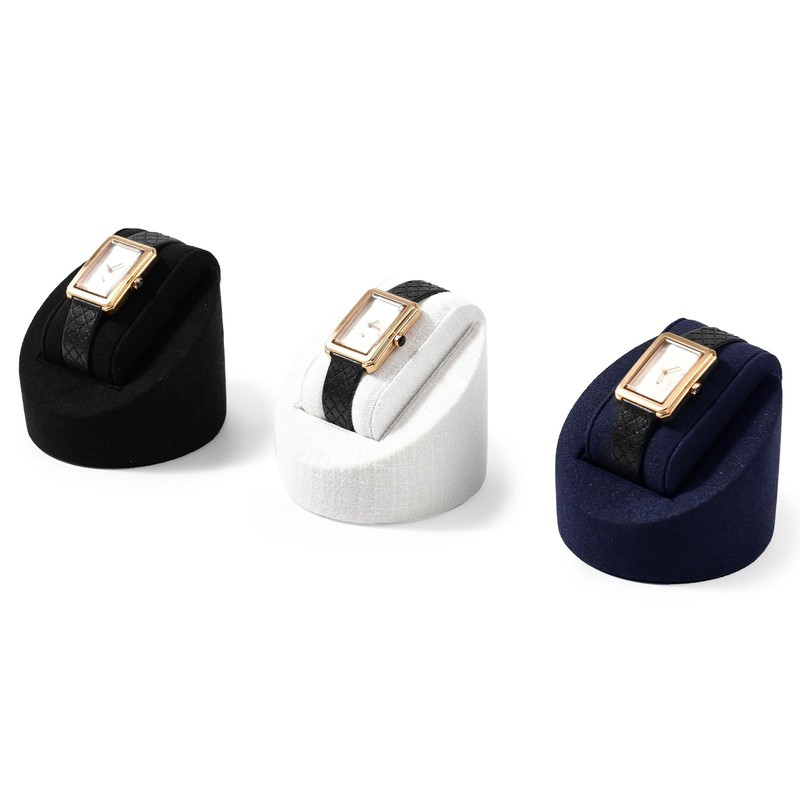 Papten J00202 Watch Stand, For 1 Watch, Microfiber, Display, Storage,