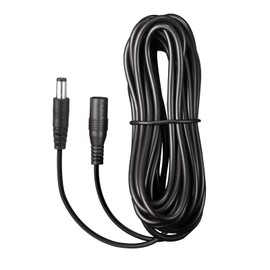 Tendelux 15ft DC 12V Power Extension Cable, 5V to 24V DC/AC Extension Cord for CCTV Security Camera, IR Illuminator & More