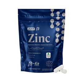 B-FIT B Zinc 90 Cápsulas - Suplemento con Zinc-L-Metionina - Apto para Veganos - Fórmula 100% Natural - Cáps. de Origen Vegetal - Suministro para 3 Me