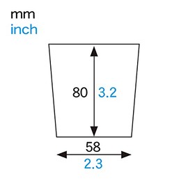 Tall Chiffon Cups (Premier), Pack of 25 ML64-25