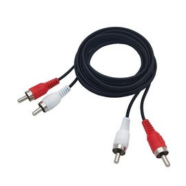AILTECK 5FT RCA Audio Cable, 2-Male to 2-Male RCA Stereo Cable Compatible for Speaker Amplifier Gaming Consoles Car Audio
