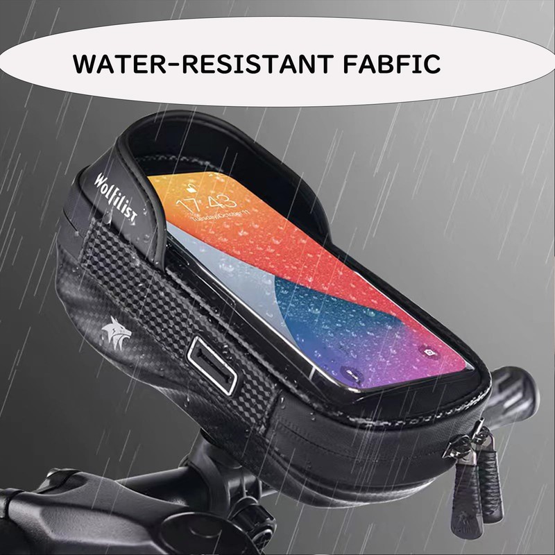 WOLFILIST bolsa para teléfono de bicicleta