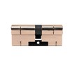 40/40 Brass YALE Superior Euro Cylinder with 3 Keys Anti