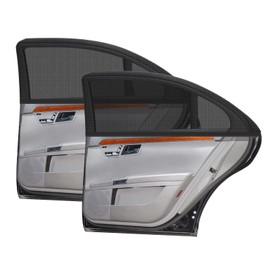 2 Pack Car Window Shades For Baby, UV Protection Sun Shades For Car Windows For Pets, Anti-Mosquito Net