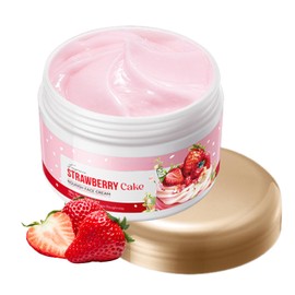 Strawberry Face Moisturiser-Face Cream for Women- Anti Wrinkle Face Cream - Moisturising Cream Face Care for Soothing and Deeply Hydrating-Hydrating Day Cream for Dry Skin