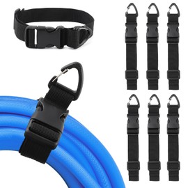 6 Pack 17 Inch Extension Cord Holder Organizer with Triangle Buckle, Heavy Duty Adjustable Storage Straps for Garage,Workshop,Cable,Hoses, Ropes Organization and Storage