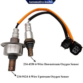 Automotive-leader 2Pcs Upstream Downstream Oxygen O2 Sensor Replacement for Honda Civic 1.8L 2007 2008 2009 2010 2011 234-9124 234-4350 36531-RNA-J01 36532-RNA-A01