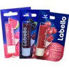 Paquete de 3 bálsamos labiales Labello Sandía, Mora, Cherry Shine