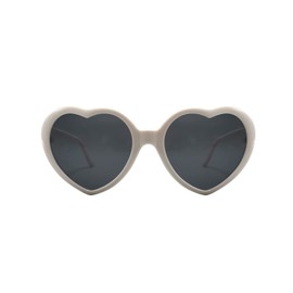 GULINAZA Heart Sunglasses for Women Girls, Cute Heart Glasses for Party Shopping, Retro Heart Shaped Sunglasses Trendy UV400