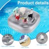 HA BIN Floating Drink Holder, Inflatable Floating Pool Drink Holder