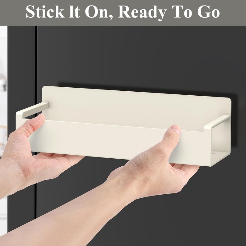 6 Pack Magnetic Spice Rack Organizer for Refrigerator and Oven,