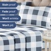 3 Piece Gingham Sheets for Twin XL Size Bed –