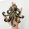 HERNGEE Octopus Key Hooks for Wall, Antique Bronze Cast Iron