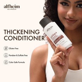 ALFHEIM Coffee THICKENING CONDITIONER for 'Biotin 、Caffeine、Arabica Coffee Oi&Niacinamide, Paraben-Free, Sulfate-Free Surfactants