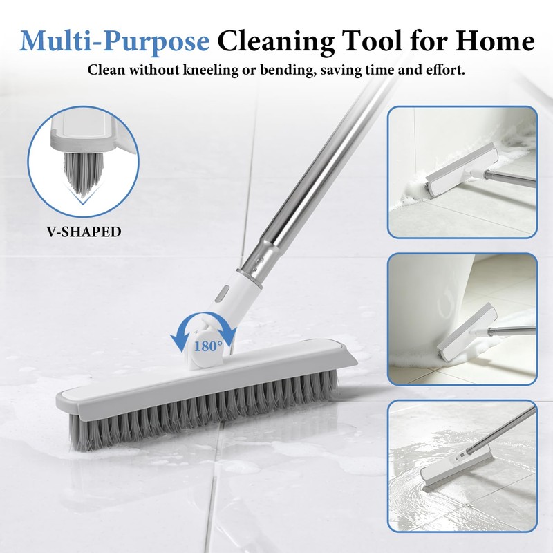 Feeloco 7-in-1 Cleaning Tool Set 47" Handle, Squeegee