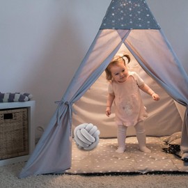 Relaxdays Knot Cushion, Knotted Cushion for Sofa, Decorative, Scandinavian, Decorative Cushion, Knots, Diameter 25 cm, Various Colours