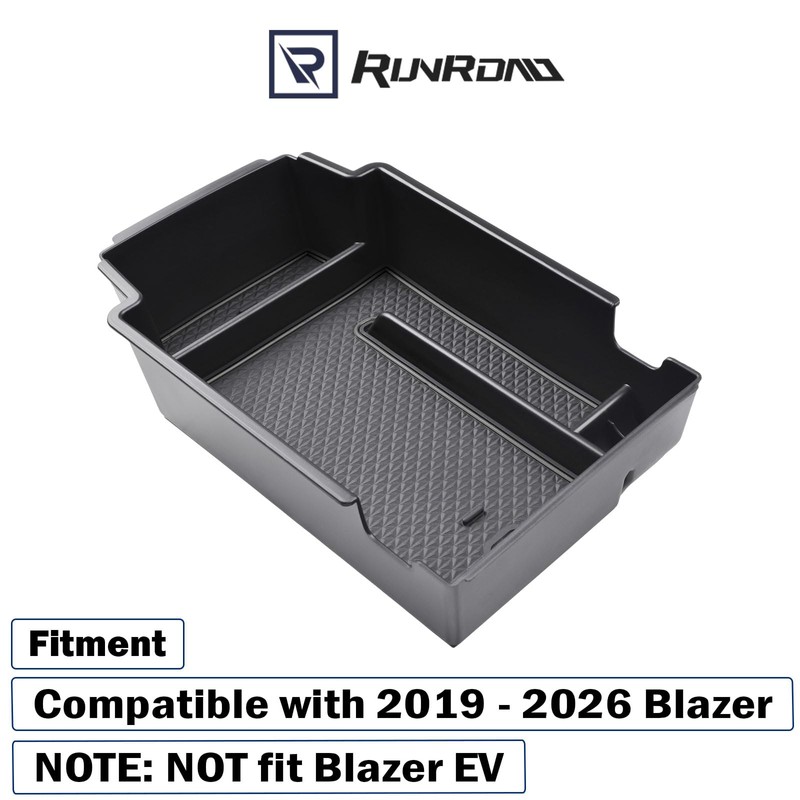 RUNROAD Upgraded Center Console Organizer Tray Compatible with Chevy Blazer