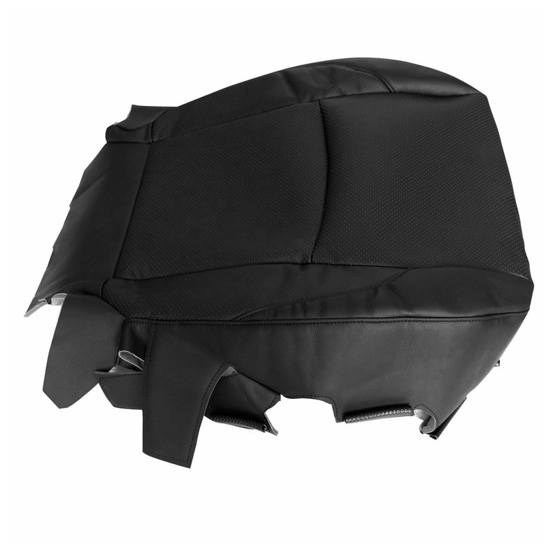 NLQR Front Passenger Bottom Replacement Seat Cover Perforated Microfiber Leather