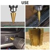 HSS Step Drill Bit Set - 3PCS 1/4" Hex Shank
